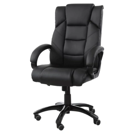 Кресло офисное BRABIX "Bliss MS-004", 6 массажных модулей, экокожа, черное, 532522 - МСК «Форвард»