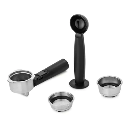 Кофеварка рожковая KITFORT КТ-736, 1100 Вт, объем 1,2 л, 15 бар, ручной капучинатор, черная 458166 - МСК «Форвард»