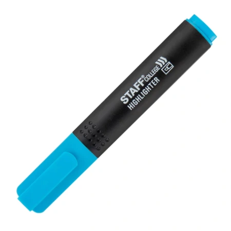 Набор текстовыделителей 6 НЕОНОВЫХ ЦВЕТОВ, АССОРТИ, STAFF College "STICK NEON", линия письма 1-4 мм, скошенный наконечник, 152534 - МСК «Форвард»