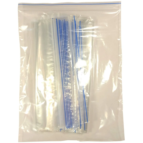 Пакет с замком zip-lock ПВД 18x25 см 60 мкм (100 шт) 1388948