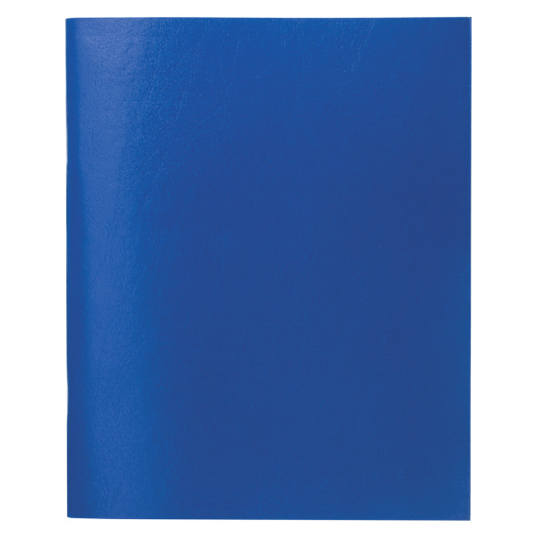 Тетрадь бумвинил А5 96л. скоба, офсет №1, клетка, с полями, STAFF, СИНИЙ, 403418