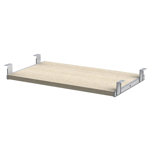 Полка для клавиатуры "Арго", 590х350 мм, ясень шимо (КОМПЛЕКТ) 981528