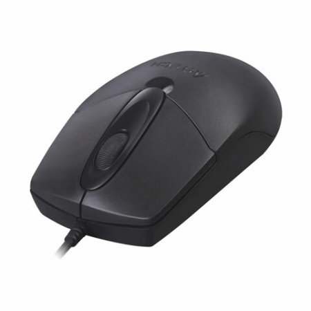 Мышь проводная A4TECH OP-720, USB, 2 кнопки + 1 колесо-кнопка, оптическая, черная, 513289 513921 - МСК «Форвард»