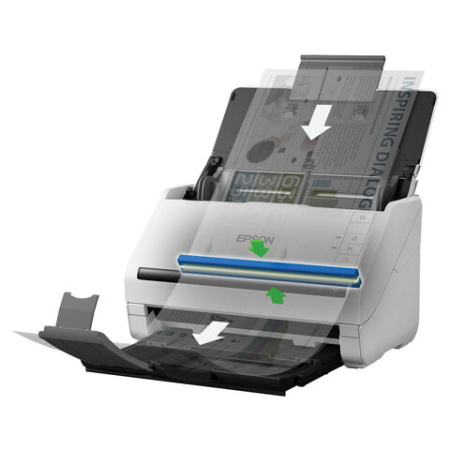 Сканер потоковый EPSON WorkForce DS-530II А4, 35 стр./мин, 1200x1200, ДАПД, B11B261401 354774 ПОД ЗАКАЗ 8ДНЕЙ - МСК «Форвард»