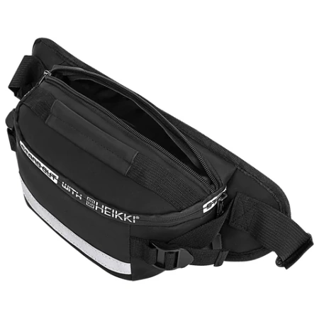 Сумка на пояс HEIKKI RIO (ХЕЙКИ), два отделения, регулируемый ремень, светоотражающий элемент, 36х9х13 см, 272618 - МСК «Форвард»
