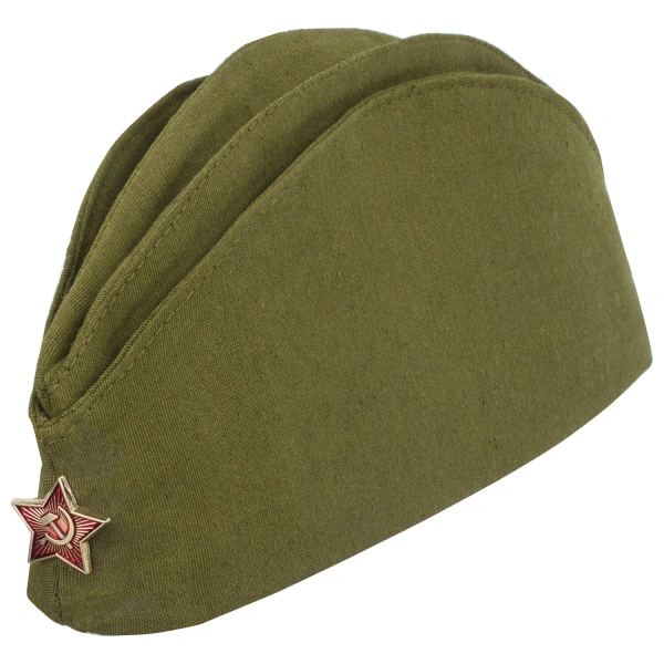 Пилотка Военная, металлическая красная звезда, размер 56 (универсальный), ПЛ-11 550211
