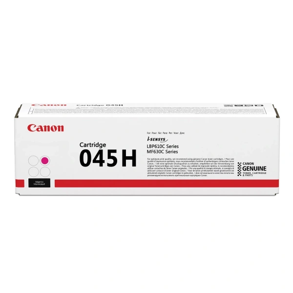 Картридж лазерный CANON (045HM) MF635/633/631/LBP 611/613 пурпурн, рес.2200 стр. оригинальный 1244C0 362924 под заказ 8 дней