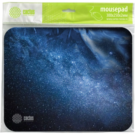 Коврик для мыши Cactus Milky Way 300x250x2мм с рисунком 1728415 - МСК «Форвард»