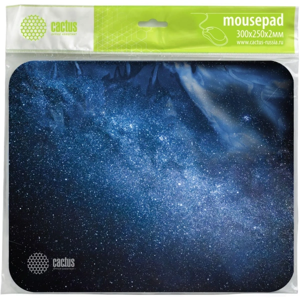 Коврик для мыши Cactus Milky Way 300x250x2мм с рисунком 1728415 - МСК «Форвард»
