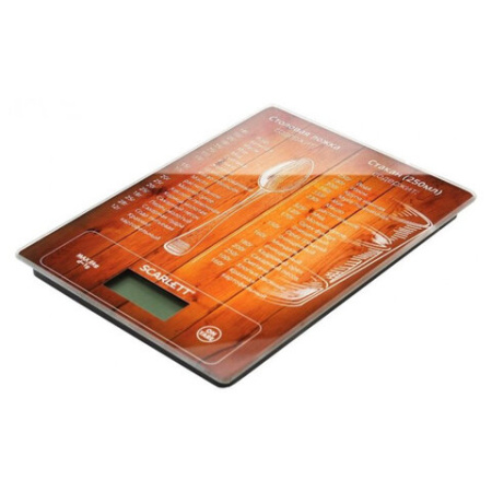 Весы кухонные SCARLETT SC-KS57P19, электронный дисплей, максимальный вес 10 кг, тарокомпенсация, стекло  455437 - МСК «Форвард»