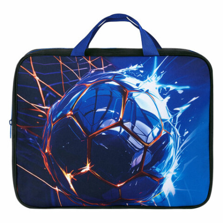 Папка на молнии с ручками BRAUBERG А4, 1 отделение, полиэстер, 80 мм, "Score goal", 273304 ПРОДАЖИ ПРЕКРАЩЕНЫ - МСК «Форвард»