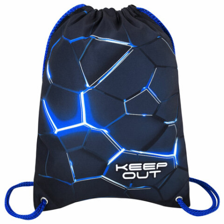 Мешок для обуви BRAUBERG PREMIUM, карман, подкладка, светоотражайка, 43х33 см, Digital lava, 272426 - МСК «Форвард»