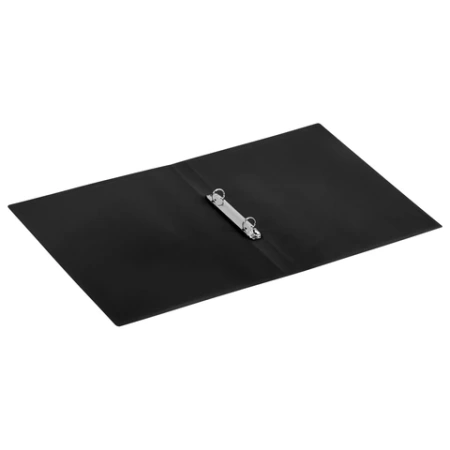 Папка на 2 кольцах А4 BRAUBERG UNIVERSAL, 25 мм, черная, до 170 листов, 0,5 мм, 273031 - МСК «Форвард»