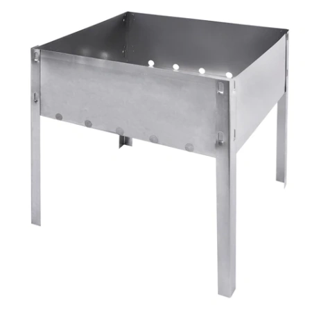 Мангал сборный стальной, размер 300х240х300 мм, в пленке, 701722 - МСК «Форвард»