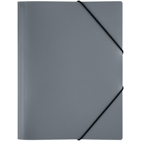 Папка на резинке СТАММ А4, 500мкм, пластик, серая ММ-30658 355633 - МСК «Форвард»