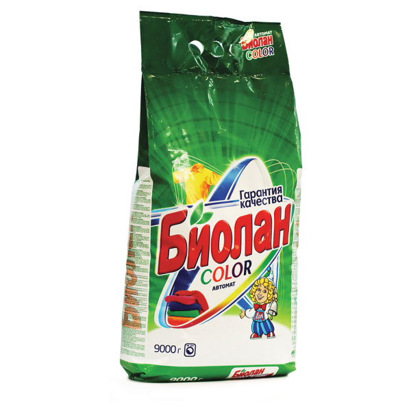 Стиральный порошок автомат 9кг БИОЛАН Color,759-4 606826