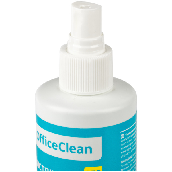 Чистящая жидкость-спрей OfficeClean для пластиковых поверхностей, компьютеров, телефонов, факс-аппаратов и другой оргтехники 250мл 307367 ЧЕСТНЫЙ ЗНАК! - МСК «Форвард»
