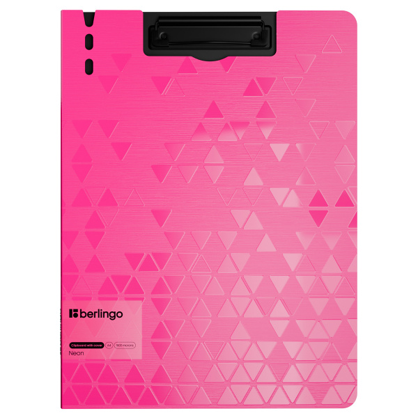 Папка-планшет с зажимом Berlingo "Neon" А4, пластик (полифом), 1800мкм, ассорти PPf_93306 371759 - МСК «Форвард»