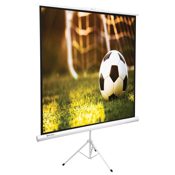 Экран проекционный на треноге (150х150см), матовый, 1:1, BRAUBERG TRIPOD, 236729