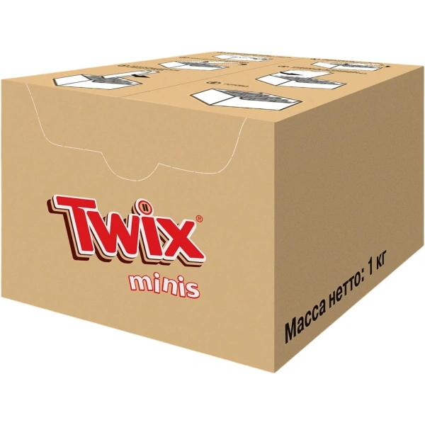 Шоколадный батончик Twix minis 1 кг 832970 - МСК «Форвард»