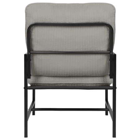 Кресло BRABIX "Gentle LC-300", ЛОФТ, пружинный блок, ткань велсофт (плюш), серое, 533142 - МСК «Форвард»