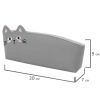 Пенал ЮНЛАНДИЯ ЮНИОР, 1 отделение, искусственная кожа, "Gray kitty", 20х9х7 см, 273819 - МСК «Форвард»