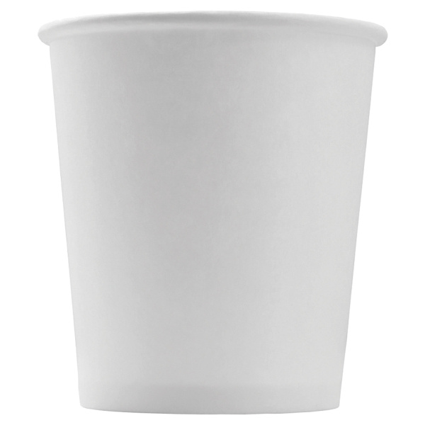 Стакан одноразовый бумажный 100мл, КОМПЛЕКТ 60шт., односл., белые, х/г, ФОРМАЦИЯ, HB62-120-0000 606191
