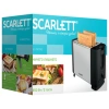 Тостер SCARLETT SC-TM11012, 650 Вт, 2 тоста, 6 режимов, металл/пластик, черный/серебро 455892 - МСК «Форвард»