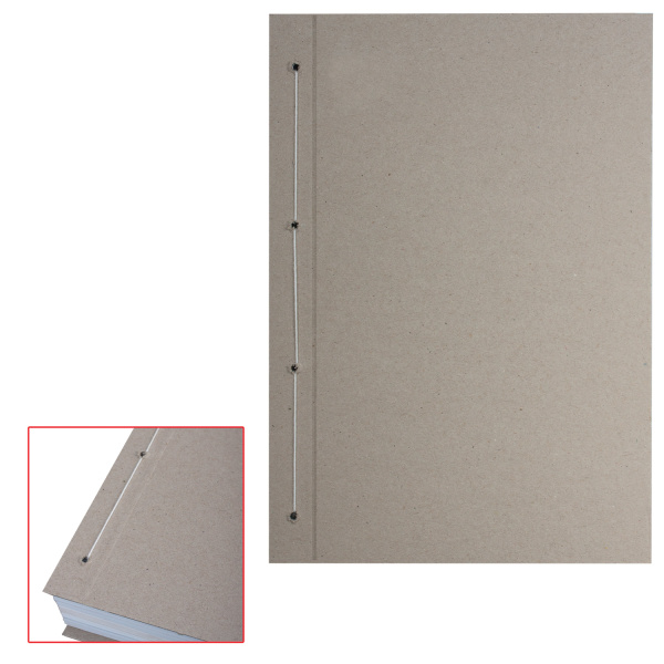 Крышки переплетные картонные для прошивки документов А4 305*220 мм, КОМПЛЕКТ 100шт, 127134