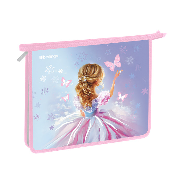 Папка для тетрадей 1 отделение, А5 Berlingo "Follow the magic", 240*205*40мм, пластик, на молнии PP05-EX-1211 389993 - МСК «Форвард»