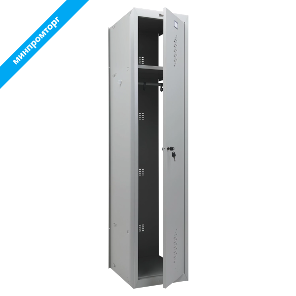 Шкаф (секция без стенки) металлический для одежды BRABIX LK 01-40, (в1830*ш400*г500мм), 291131 S230B