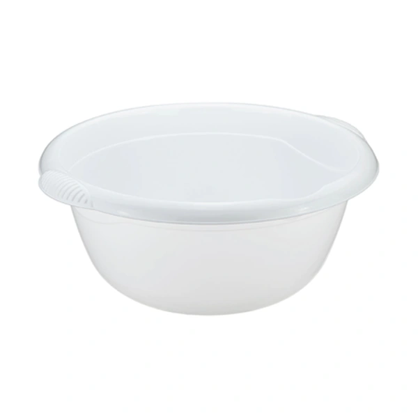 Таз 10л хозяйственный, круглый, с ручками, пластиковый, (в15*ш40*г43см), цвет ассорти, IDEA, М 2506 602551