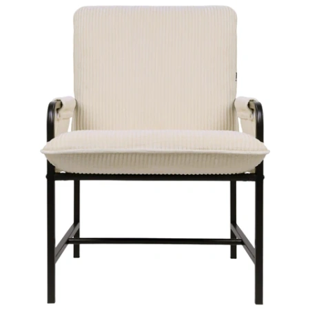 Кресло BRABIX "Gentle LC-300", ЛОФТ, пружинный блок, ткань велсофт (плюш), молочное, 533144 - МСК «Форвард»