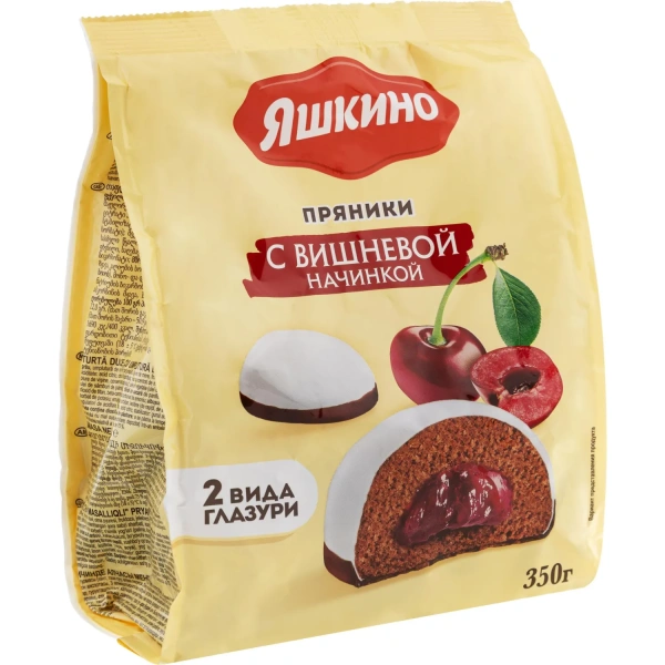 Пряники Яшкино с вишневой начинкой 350 г ЯП906 1287245