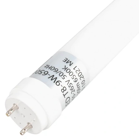 Лампа-трубка светодиодная SONNEN, 9 Вт, 30000 ч, 60 см, холодный белый (аналог 18 Вт люминесцентной лампы), LED T8-9W-6500-G13, 453716 - МСК «Форвард»