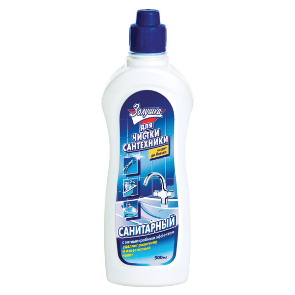Чистящее средство 500мл ЗОЛУШКА "Санитарный", с антибактериальным эффектом, Ч13-0 603693