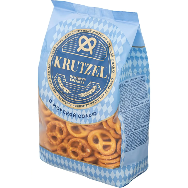 Крекер Krutzel Бретцель с солью 250 г ПК015 1131055