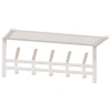 Вешалка настенная с полкой "Торонто-21", 270х670х270 мм, 5 крючков, металл, белая, ВСПТ21 Б 700937 - МСК «Форвард»