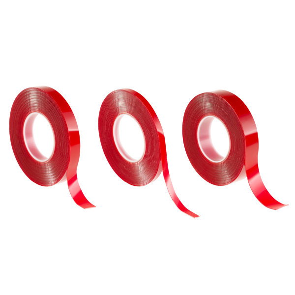 Набор клей-лент двусторонних многоразовых OfficeSpace, 3шт. (6мм*1мм*5м, 10мм*1мм*5м, 15мм*1мм*5м) 384234 - МСК «Форвард»