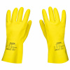 Перчатки латексные SCAFFA "Луч", КЩС-2, хлопчатобумажное напыление, р. 8, M, желтые, 00-01017717 701640 - МСК «Форвард»