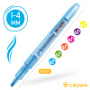 Набор текстовыделителей Crown "Multi Hi-Lighter" 6 НЕОНОВЫХ ЦВЕТОВ , 1-4мм, чехол с европодвесом H-500-6 207923 - МСК «Форвард»
