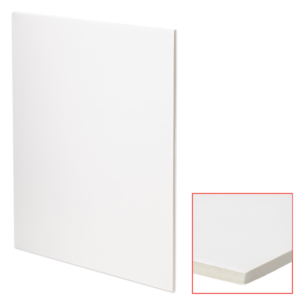 Пенокартон матовый, 30*40 см, толщина 5мм, белый, КОМПЛЕКТ 5 листов, BRAUBERG, 112468