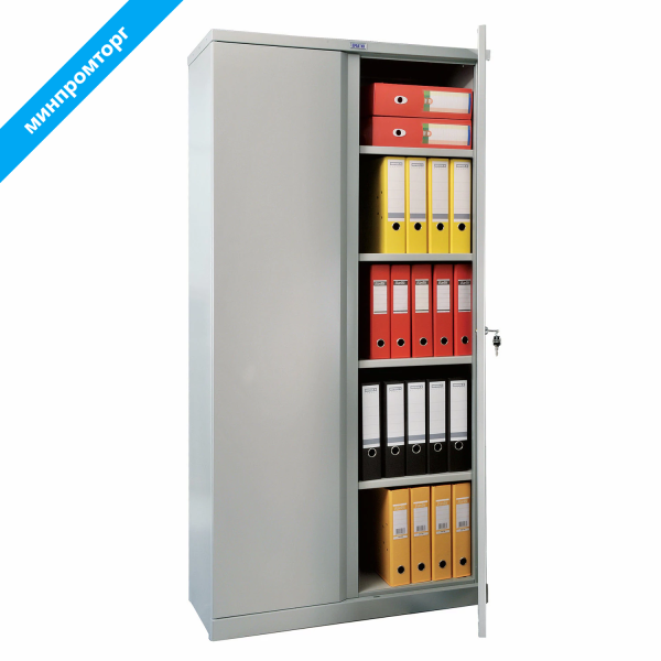 Шкаф металлический офисный ПРАКТИК "M-18" (в1830*ш915*г370мм;43кг), разборный S20499398002 290470