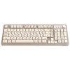 Клавиатура проводная бесшумная USB, 102+98 клавиш, LED-подсветка, SONNEN K620, слоновая кость / серая, 513950 - МСК «Форвард»