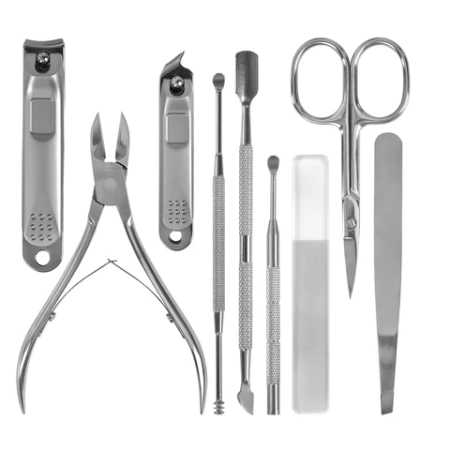 Премиальный набор для маникюра и педикюра 9 в 1 в пенале, PREMIUM, MONTE VITA (МОНТЕ ВИТА), 609494 - МСК «Форвард»