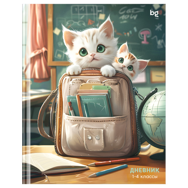 Дневник 1-4 кл., 48л., (твердый) BG "Маленькие помощники", матовая ламинация Д5т48_лм 64629 376731 - МСК «Форвард»