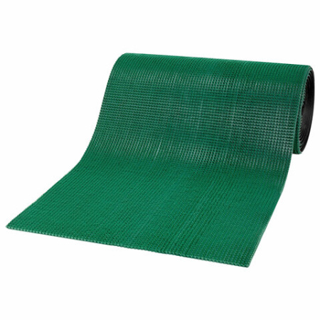 Коврик ДОРОЖКА 0,9х10 м, "ТРАВКА" ЗЕЛЕНЫЙ пластиковый грязезащитный, щетина 10 мм, LAIMA EXPERT, 701071 - МСК «Форвард»