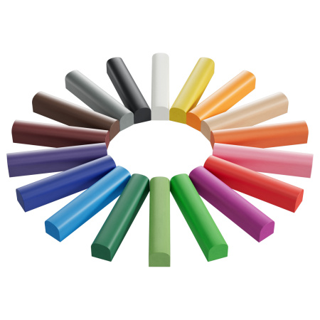 Пластилин восковой мягкий Гамма "Пчелка", 18 цветов, 216г, со стеком, картон. упаковка 16052025_18 384186 - МСК «Форвард»