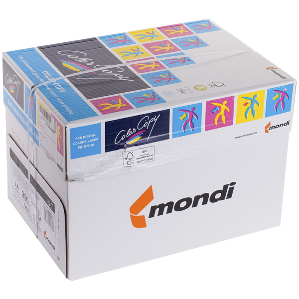 Бумага Color copy А4, 250г/м2, 125л 161% для цветной лазерной печати 308203 - МСК «Форвард»