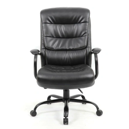 Кресло офисное BRABIX PREMIUM "Heavy Duty HD-004", НАГРУЗКА до 200 кг, экокожа, черное, 531942 - МСК «Форвард»